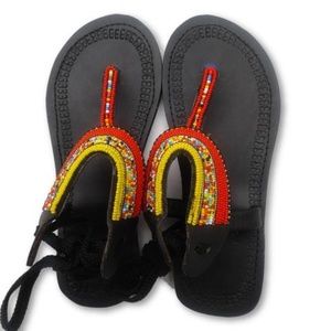 Girl's Beaded Sandals